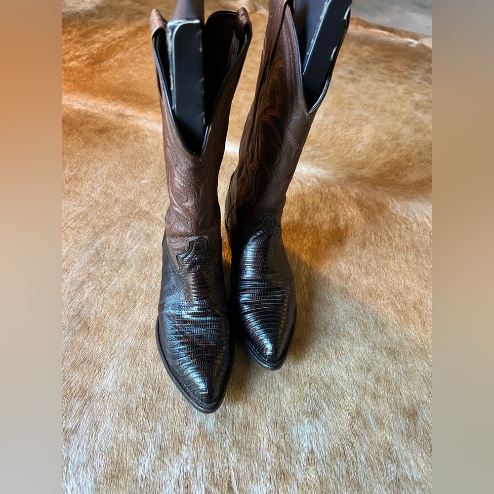 Tony Lama Teju Lizard —excellent used condition (worn 2x)